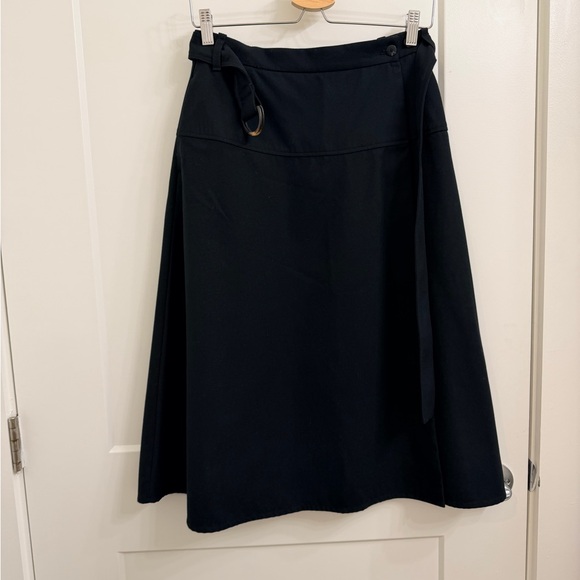 UNIQLO * Comptoir Des Cotonniers Elegant Black Midi Skirt - Picture 5 of 7
